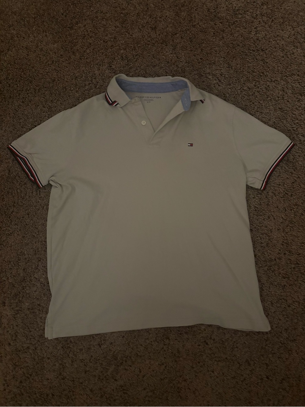 Tommy Hilfiger Men's Polo with Contrast Tipping